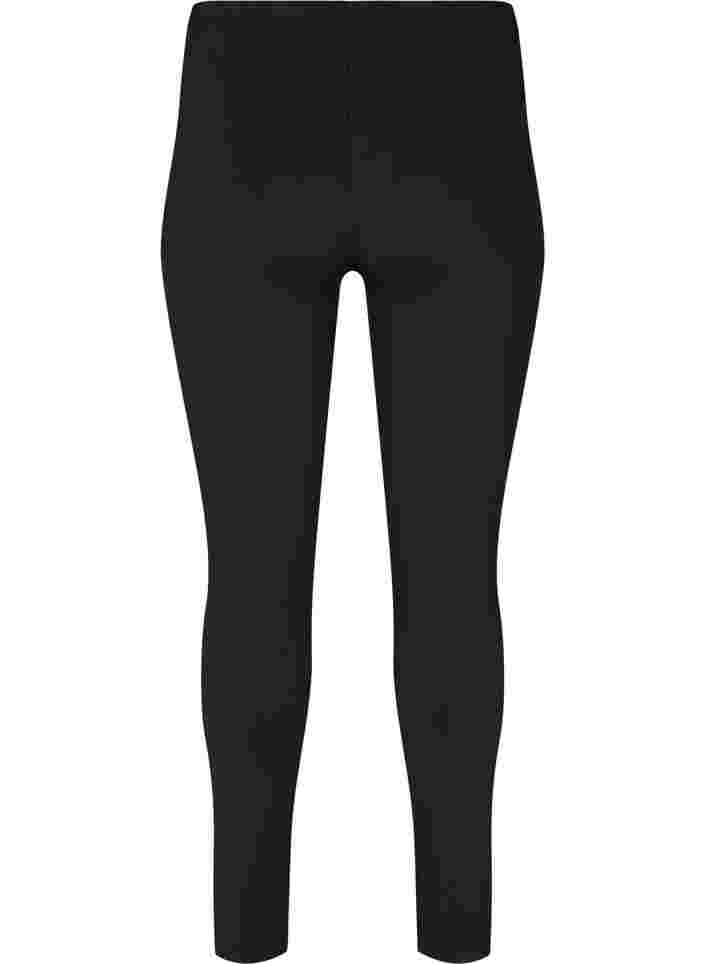 2 Paar Basic-Leggings, Black, Packshot image number 1