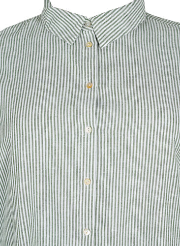 Langes Hemd mit kurzen Ärmeln, Black Forest Stripe, Packshot image number 2