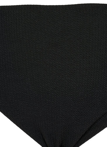 Bikini-Hose mit Krepp-Struktur, Black, Packshot image number 2