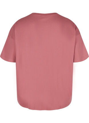 Kurzarm T-Shirt aus Baumwolle, Deco Rose, Packshot image number 1