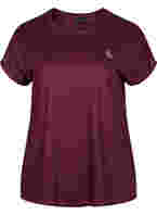 Einfarbiges Trainings-T-Shirt, Fig, Packshot
