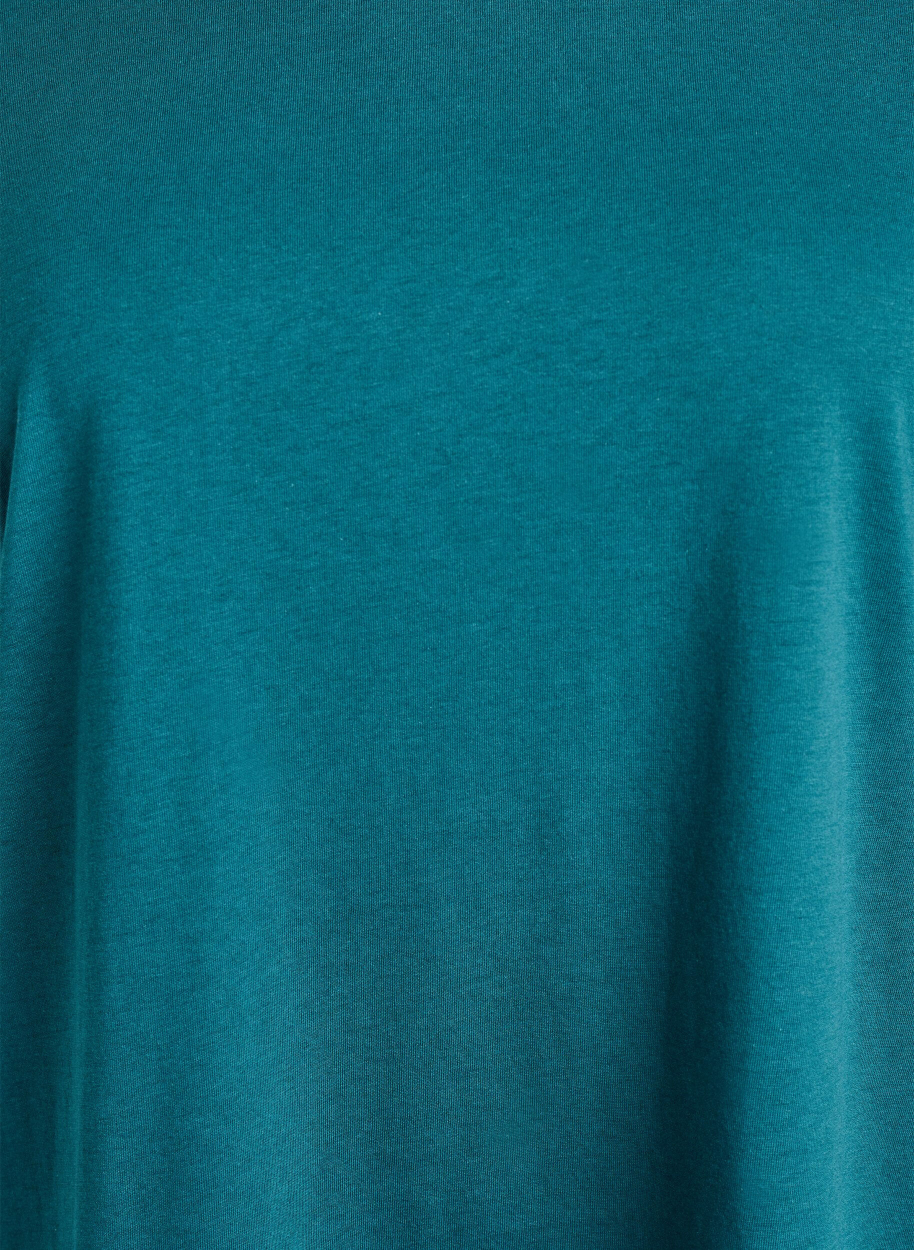 ZizziKurz&auml;rmeliges T-Shirt aus Baumwollmischgewebe, Gr&uuml;n, Packshot image number 2