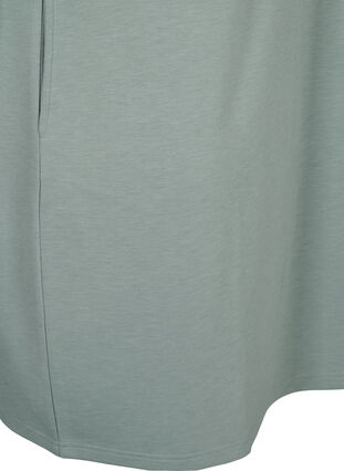 Sweatshirtkleid mit kurzen Ärmeln aus Modal-Mix, Chinois Green, Packshot image number 3
