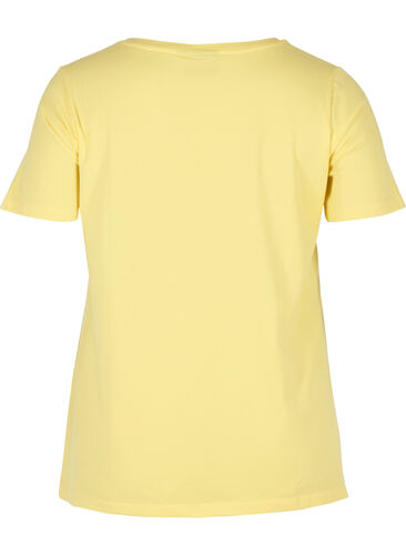 Basic T-Shirt, Yellow Cream, Packshot image number 1