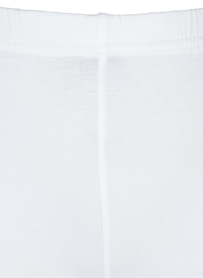 Fahrradshorts mit Spitzensaum, Weiß, Packshot image number 2