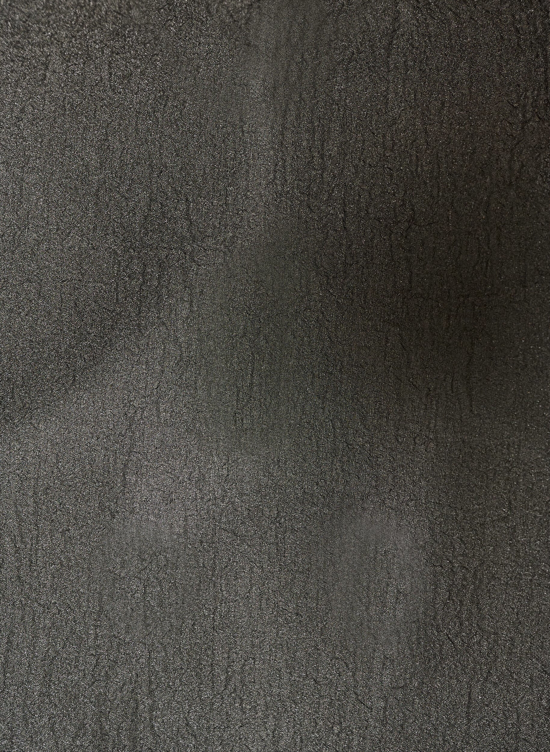 ZizziKurzes Kleid aus Organza mit R&uuml;schensaum, Schwarz, Packshot image number 2