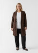 Lange Blazer mit Taschen, Braun, Model image number 1