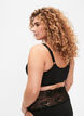 Spitzen-BH mit Frontverschluss, Black, Model image number 1