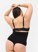 Shapewear-Tanga mit hoher Taille, Schwarz, Model image number 1