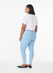 Amy Super Slim Fit Jeans mit hoher Taille, Blau, Model image number 1