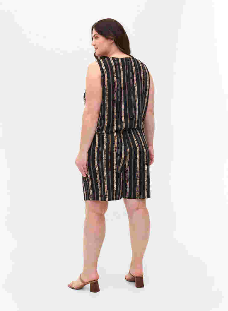 Shorts mit Print und Taschen, Graphic Stripe, Model image number 1