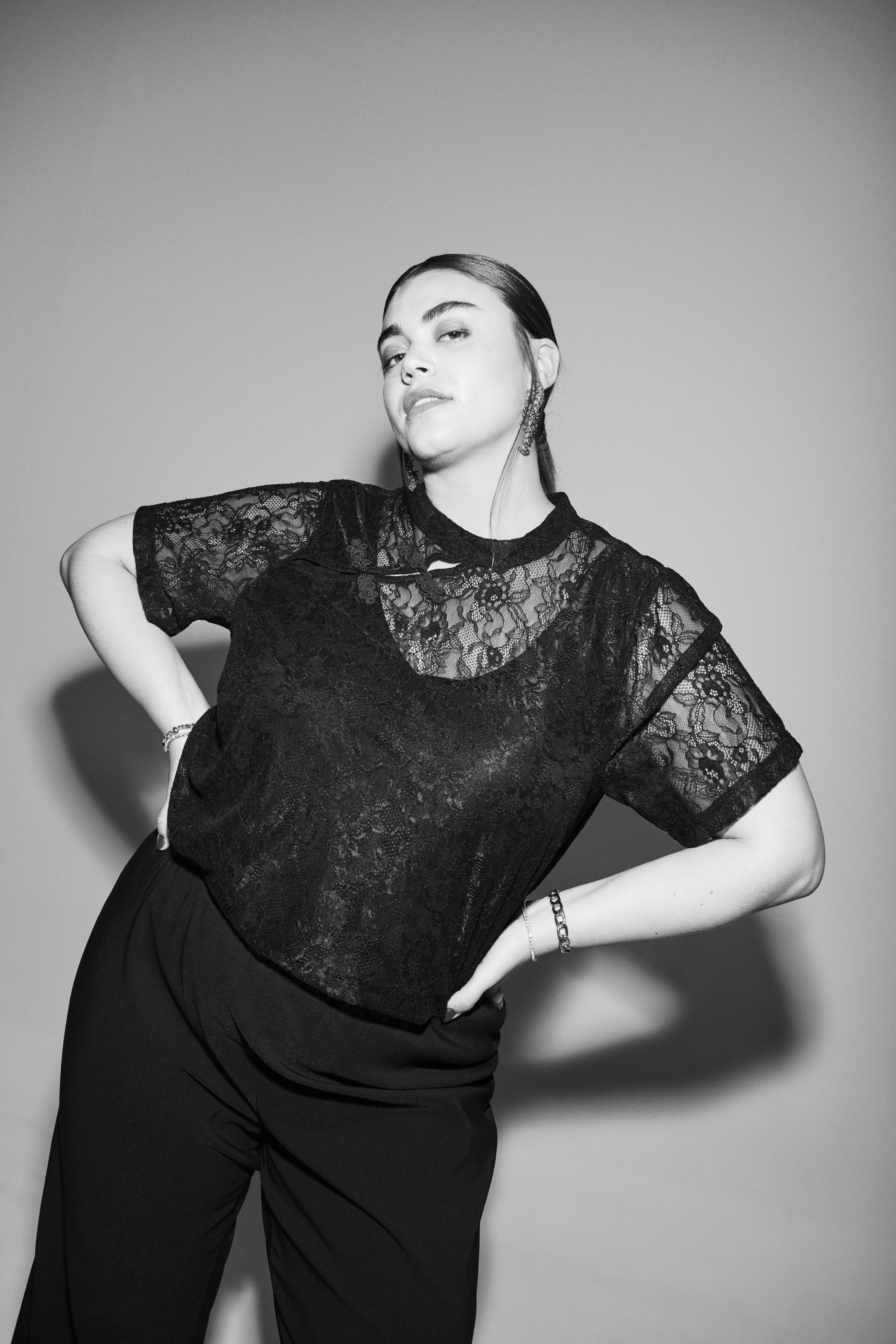 Zizzi Blusenbluse mit Details, , Model