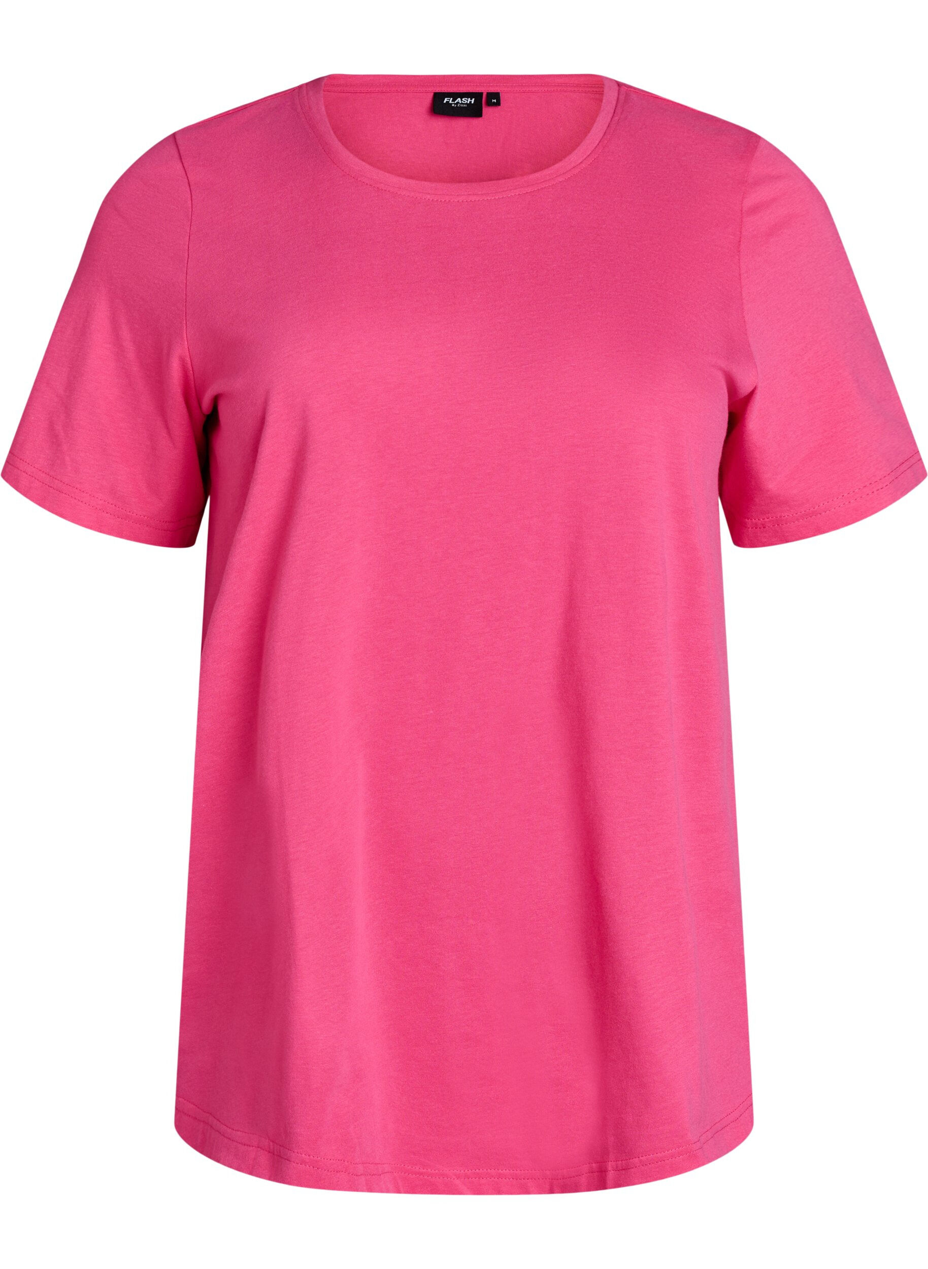 Zizzi T-Shirt mit Print, Pink, Packshot image number 0