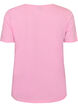 T-Shirt mit V-Ausschnitt, Pink, Packshot image number 1
