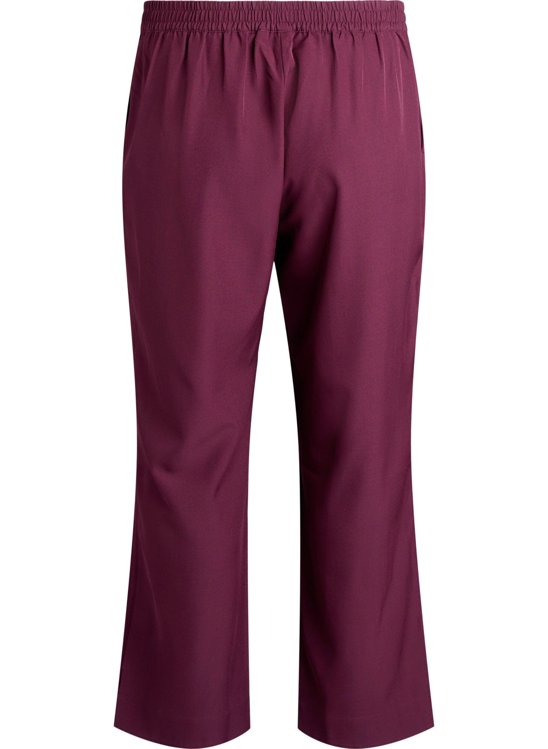 ZizziLockere Hose mit Taschen, Dunkles Bordeaux, Packshot image number 1