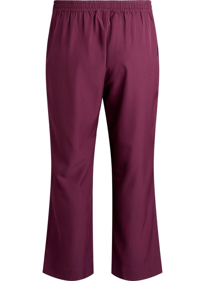 Lockere Hose mit Taschen, Dunkles Bordeaux, Packshot image number 1