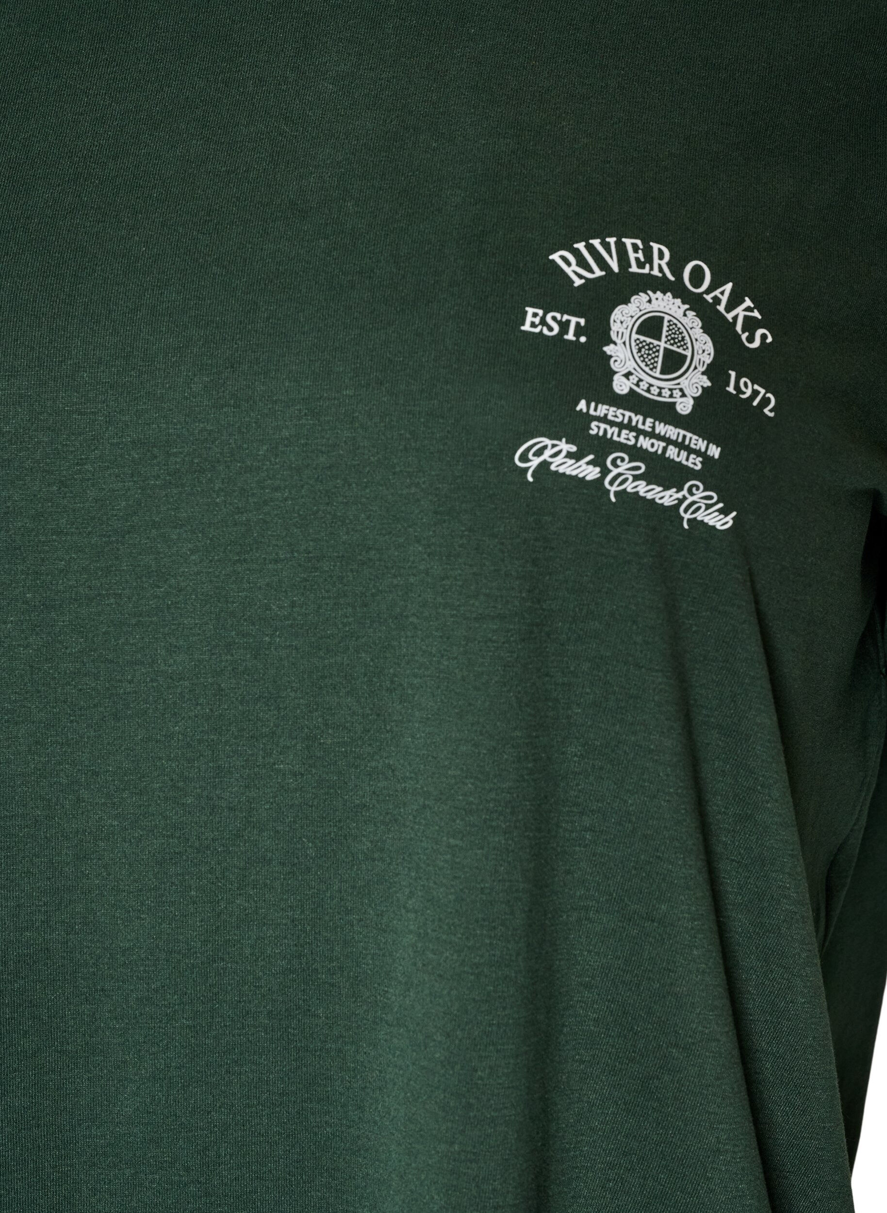 ZizziT-Shirt mit Print, Gr&uuml;n, Packshot image number 2