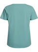 Einfarbiges Basic-T-Shirt aus Baumwolle, Gr&uuml;n, Packshot image number 1