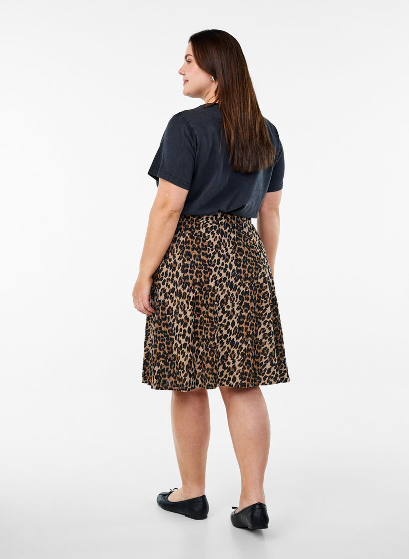 2er-Pack Skaterröcke aus Viskose, Schwarz, Model image number 1