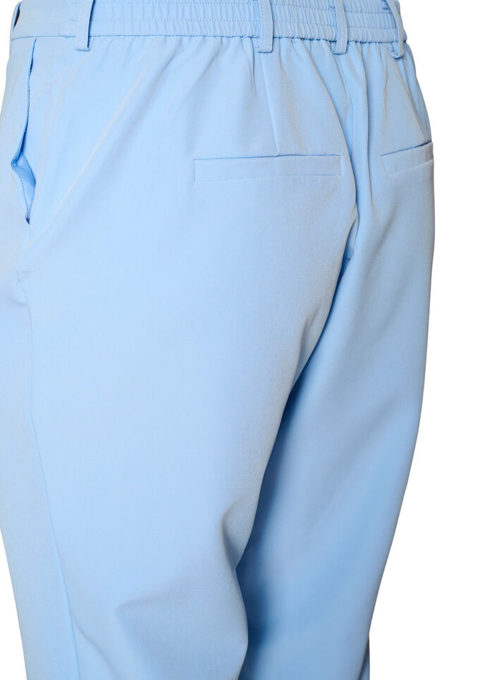 Hose mit Taschen und geraden Beinen, Blau, Packshot image number 3