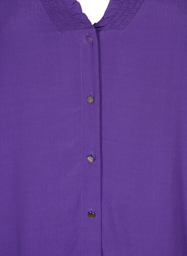 Langärmlige Bluse aus Viskose, Heliotrope, Packshot image number 2