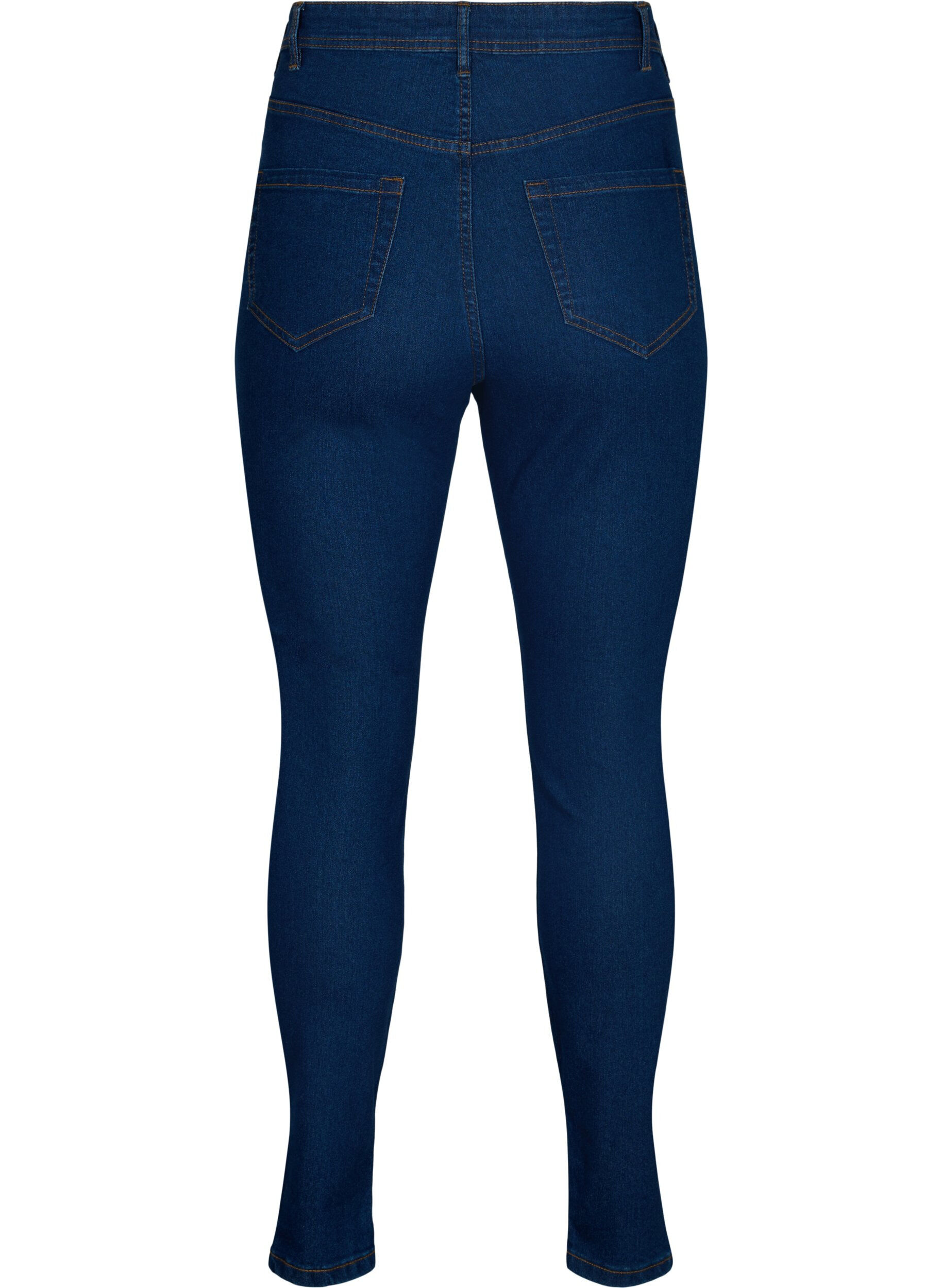 Zizzi Jeans mit Super Slim Fit, Blau, Packshot image number 1