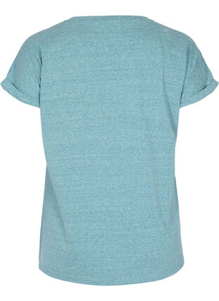 Meliertes T-Shirt aus Baumwolle, Dragonfly Melange, Packshot image number 1