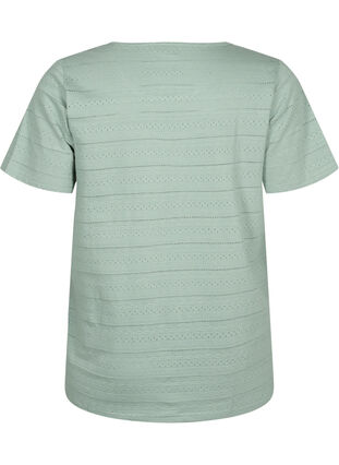 Kurzärmeliges Baumwoll-T-Shirt, Chinois Green, Packshot image number 1