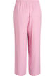 Lockere Pyjamahose aus Seersucker mit hoher Taille, Pink, Packshot image number 1
