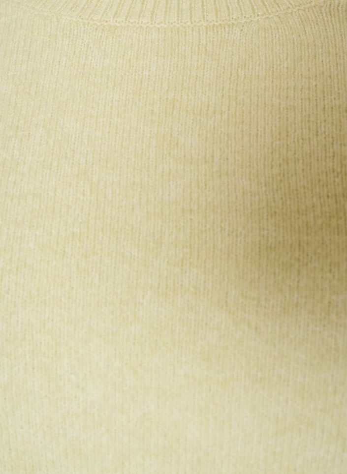Strickbluse mit Spitzenbesatz am Saum, Gr&uuml;n, Packshot image number 2