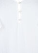 Bluse mit gepunkteter Struktur und kurzen Ärmeln, Bright White, Packshot image number 2