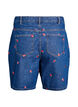 Bestickte Denimshorts, Blau, Packshot image number 1