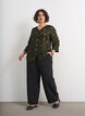 Bluse mit ausgefransten F&auml;den und Struktur, Gr&uuml;n, Model image number 1