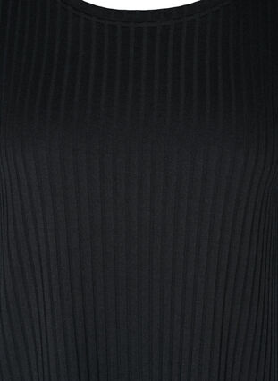 Kleid mit 2/4-Ärmeln und Rüschen, Black, Packshot image number 2
