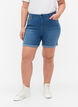 Hoch taillierte Jeansshorts mit Slim Fit, Medium Blue Denim, Model image number 2