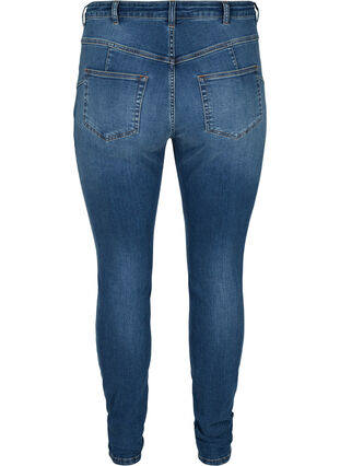 Hochtaillierte Amy Jeans mit Push-Up, Blue denim, Packshot image number 1