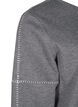 Sweatshirt mit Kontrastnähten, Medium Grey Mél, Packshot image number 3