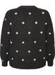 Strickjacke mit Punktmuster, Grau, Packshot image number 1