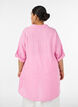Tunika aus Leinen und Viskose mit A-Linie, Pink, Model image number 2