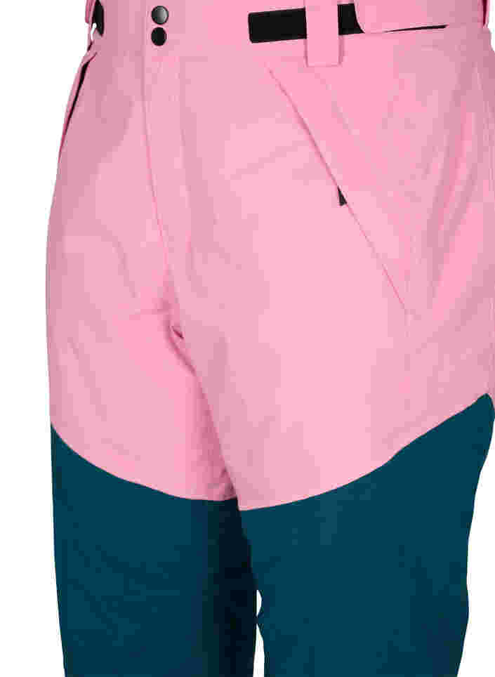 Skihose mit Taschen, Sea Pink Comb, Packshot image number 2