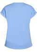 Kurz&auml;rmliges T-Shirt aus einer Baumwollmischung, Blau, Packshot image number 1