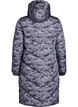 Lange Camouflage-Steppjacke, Grau, Packshot image number 1