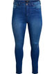 Hoch taillierte super Slim Amy Jeans, Blau, Packshot image number 0