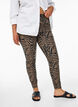 Leggings aus Viskose mit Zebraprint, Braun, Model image number 0