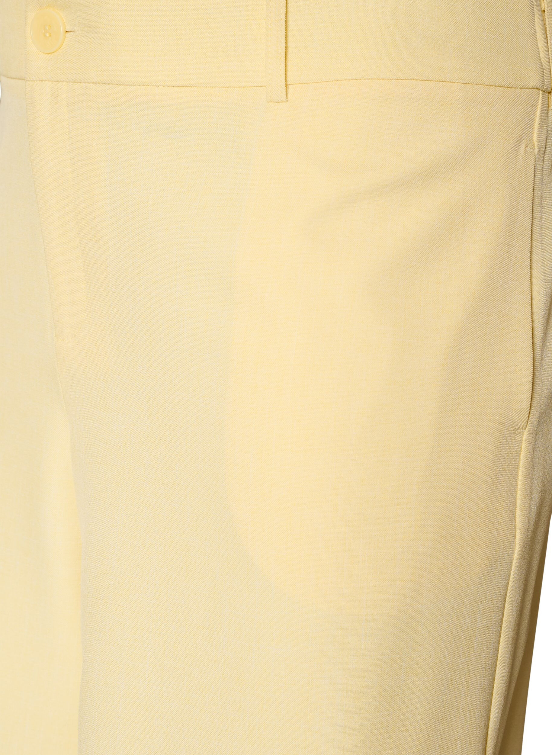 Zizzi Lockere Bermudashorts mit hoher Taille, Gelb, Packshot image number 2