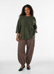 Ripppullover mit 3/4-&Auml;rmeln, Gr&uuml;n, Model image number 1