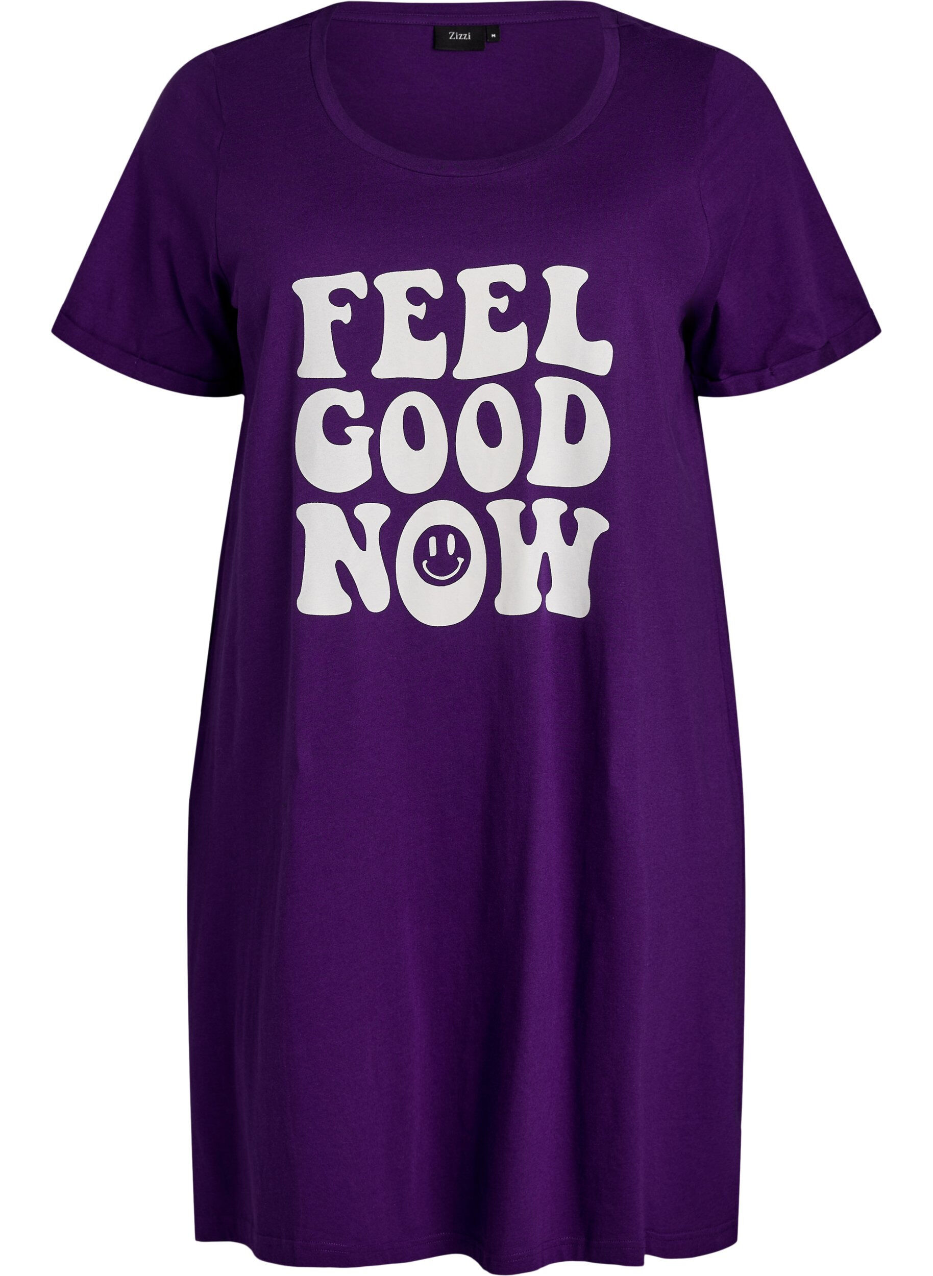 Kurz&auml;rmeliges Nachthemd aus Bio-Baumwolle