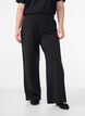 Hose mit weitem Bein, Schwarz, Model image number 3