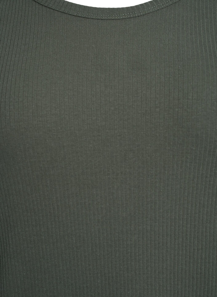 Maxikleid aus Jersey mit kurzen Ärmeln, Grün, Packshot image number 2