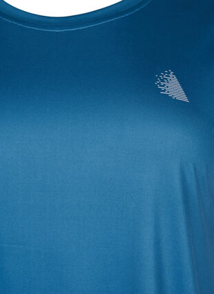 Kurzarm Trainingsshirt, Blue Wing Teal, Packshot image number 2